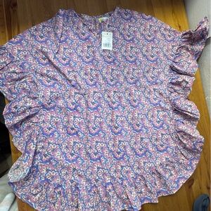 Mini boden blouse kimono size 9/10 nwt